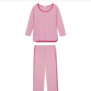 Lake Pima Long Pant set (cropped) Red